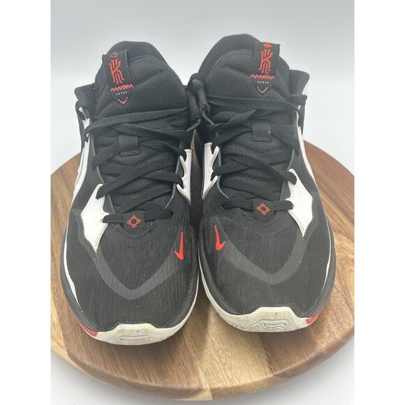 Nike Kyrie Low 5 Shoes Mens Size 10 Black White Red Zoom Basketball DJ6012-001 - Picture 2 of 10